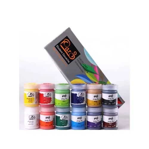 رنگ گواش 12 رنگ پارس